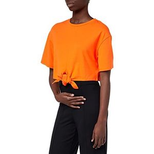 MAMALICIOUS T-shirt voor dames, vibrant oranje, S