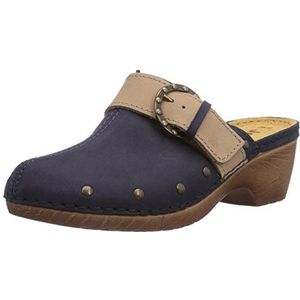 Jana 27303 clogs voor dames, blauw oceaan., 41 EU Breed