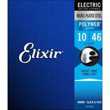 Elixir® Strings snaren voor elektrische gitaar met POLYWEB®-Coating, licht (.010-.046)