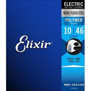 Elixir® Strings snaren voor elektrische gitaar met POLYWEB®-Coating, licht (.010-.046)