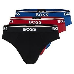 BOSS Classic Regular Fit Stretch Slips voor heren, Rood/Marine/Zwart, L