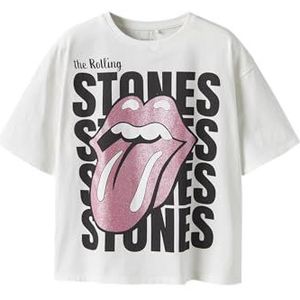 NAME IT Nkfodny Rollings Ss RLX Top Box Unv, cloud dancer, 122-128