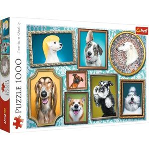 Trefl - Dog Gallery - Puzzle 1000 Elements - Dierenpuzzel, Voor Hondenliefhebbers, Doe-Het-Zelver, Creatief Vermaak, Leuke, Klassieke Puzzels Voor Volwassenen En Kinderen Vanaf 12 Jaar