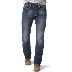 Wrangler Heren Jeans - blauw - S