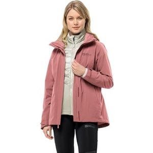 Jack - Mineral/Rood - 100% Polyester - Afneembare Capuchon