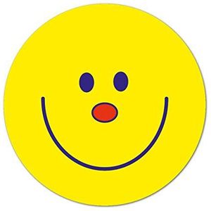 Smiley gezicht (geen bijschrift) stickers 38mm (Pack van 75)