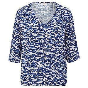 s.Oliver Sales GmbH & Co. KG/s.Oliver Damesblouse 3/4 mouw blouse 3/4 mouw, blauw, 40