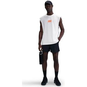 Nike Mouwloos Fitness T-Shirt (Heren), Wit, HJ3690-100, XL