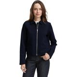 Tom Tailor - Blazerjack - Katoenmix - Regular Fit - Effen - Platte Kraag