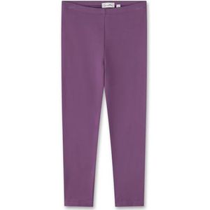Sanetta Meisjesleggings paars | Hoogwaardige en elastische leggings van biologisch katoen voor meisjes Leggings met elastische tailleband | kinderkleding, lila, 68 cm