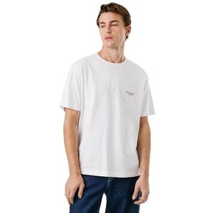 Pepe Jeans Martin TEE T-shirt voor heren, wit (wit), L, Wit (wit), L