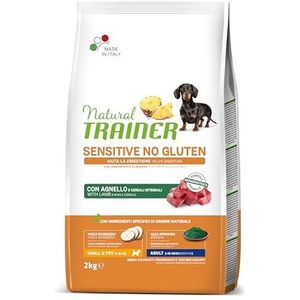 Natural Trainer Sensitive No Gluten Hondenvoer voor volwassenen met lam, 2 kg