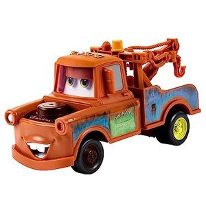 Mattel Disney en Pixar Cars Speelgoedauto's en Trucks, Moving Moments Mater, voertuig met bewegende ogen en mond HPH65