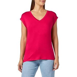 United Colors of Benetton Dames T-Shirt, Rood 143, XS