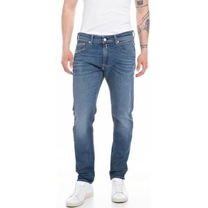Replay Willbi Regular Slim Fit Jeans voor heren, 009, medium blue, 27W x 30L