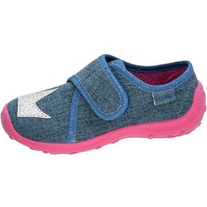 Fischer Boogy pantoffels voor jongens en meisjes, jeansblauw, 30 EU, jeansblauw, 30 EU
