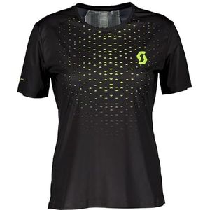 Scott WS RC Run SS T-shirt, zwart, XL voor dames, Blanco Y Gris, XL