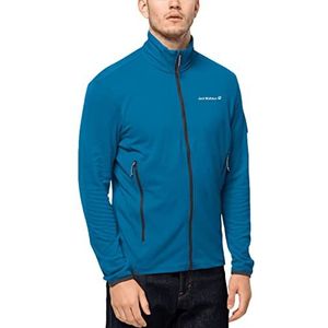 Jack Wolfskin Heren DNA Fleece M bovenkleding, blauwe pacific, Large, Blauwe Pacific, L