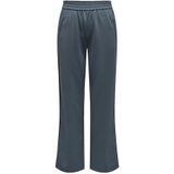 ONLY - ONLWARM - Broek - Donkergrijs / Zwart / Wit - Wide Leg - High Waist