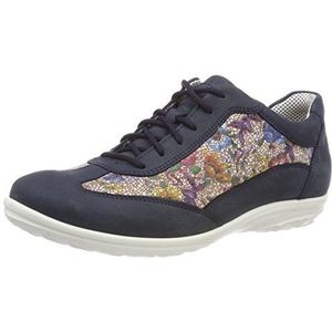 Jomos Allegra Brogues voor dames, Meerkleurig Navy Multi, 38 EU