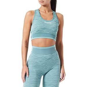 hummel Dames Hmlmt Saga Seamless Sports Top Yoga Shirt