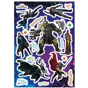 Komar - Marvel - Deco-sticker AVENGER THOR 3-50 x 70 cm - Muurtattoo, Muurfoto, Muursticker, Ragnarok, Loki, Superheld - 14053h