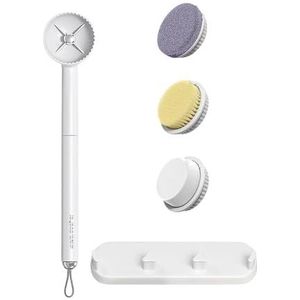 Joybos 3-in-1 doucheborstel met handvat