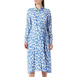 Part Two CarmaePW DR Jurk, Ultramarijn Ikat Leo Print, Print ultramarijn Ikat Leo, 10