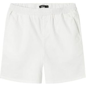 NAME IT Uniseks Nlnhill Noos shorts, wit, 128