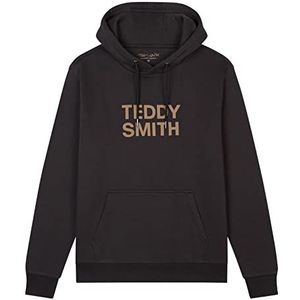 Teddy Smith Siclass Hoody Sweatshirt met capuchon voor heren, Houtskool, L/Tall