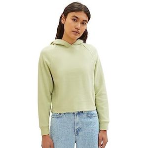TOM TAILOR Denim Sweatshirt voor dames, 32256 - Dusty Pear Green, L