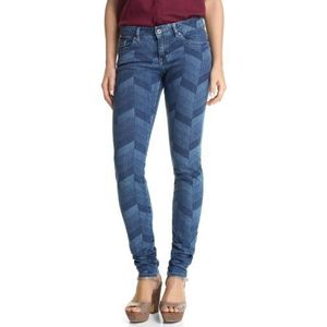 edc by ESPRIT Skinny jeans voor dames, blauw (C Light Bleach 947), 28W x 32L