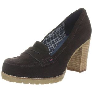 Tommy Hilfiger Wilma 3 Pumps voor dames, Bruine Braun Koffiebonen 212, 41 EU