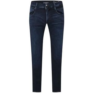 Replay Anbass Hyperflex Eco Plus Slim Fit Jeans voor heren, 007, donkerblauw, 34W x 34L