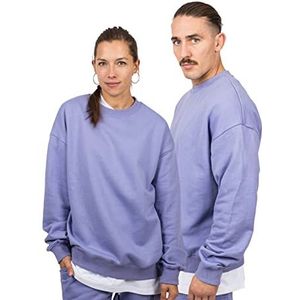 Blackskies Oversized Heavyweight Crewneck Sweater | Streetwear Luxe Sweater Heren Dames Trui Sweater Sweater - Lavendel - XX Large