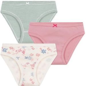 PETIT BATEAU - Set van 3 Katoenen Slips - Multicolor - Katoen
