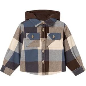 Nmmosom Os Shirt Wh Box, Bracken/Checks:checks, 110 cm