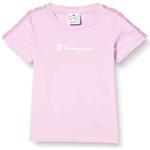 Champion Legacy Tape 2.0-S/S T-shirt, roze paars, 5-6 jaar meisjes en meisjes