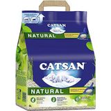 Catsan Natural Biologisch afbreekbare kattenbak, effectieve geurneutralisatie en vochtbinding