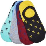 Urban Classics - Recycled Yarn - Invisbile Palmtree Socks - Multicolor - 4-Pack