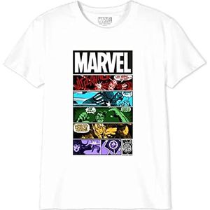 Marvel BOMARCOTS168 T-shirt, wit, 06 jaar, Wit., 6 Jaren