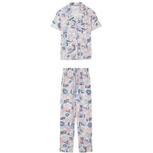 women'secret Pyjama, blauwe print, L