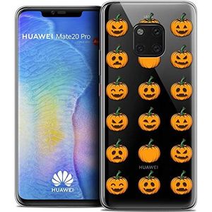 Beschermhoes voor Huawei Mate 20 Pro, ultradun, Halloween Smiley pompoen