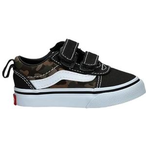 Vans Jongens Unisex Kinder Ward V Basketbal, Camouflage Zwart/Wit, 26 EU, Camouflage Zwart Wit, 26 EU