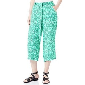 ONLY Onlnova Life Crop Pant AOP Ptm Palazzo broek voor dames, Fern Green/Aop: 354 Mono Floral, 36