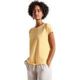 Street One - Dames Shirt - Geel - Fijne Textuur