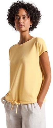 Street One - Dames Shirt - Geel - Fijne Textuur