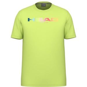 HEAD Rainbow T-shirt voor heren, lightlime