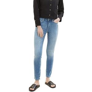 TOM TAILOR Dames Kate Slim Jeans 1037037, 10118 - Used Light Stone Blue Denim, 28W / 32L