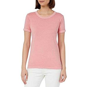 G-STAR RAW Overdyed Baby Top - Tops - Roze - Korte Mouwen - Geribbelde Boorden